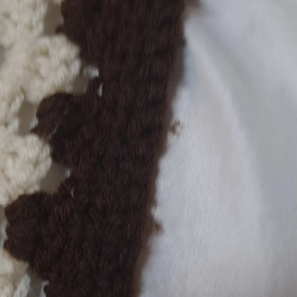 Camo Country Open Crochet Handmade Afghan Approximately Twin Size